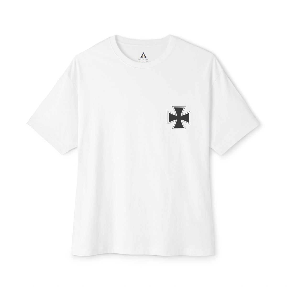 Cross Oversized T-Shirt - History is Written by the Victors 